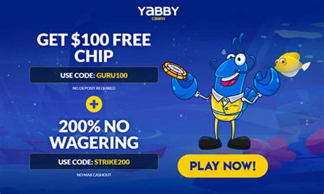 Bonus Playthrough: 40x. . Yabby free chips with no deposit for existing players 2020